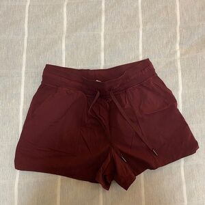 Burgundy Shorts (lululemon)